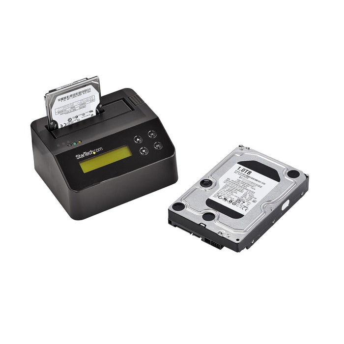 Startech.Com Base Dock Usb 3.0 Borrador Para Discos De 2 5" Y 3 5" Sata Borrado Seguro Con Impresión De Recibo Borrador De Disco Duro Negro Para P/N: Sva12m5na