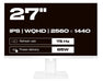 EAN 4589511175873 - JAPANNEXT JN-IPS270WQHD75F-C65W-HSP-W pantalla para PC 68,6 cm (27") 2560 x 1440 Pixeles Quad HD LED Blan imagen 2
