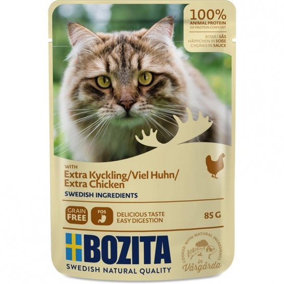 Bozita Pouch His Extra Chicken 85g