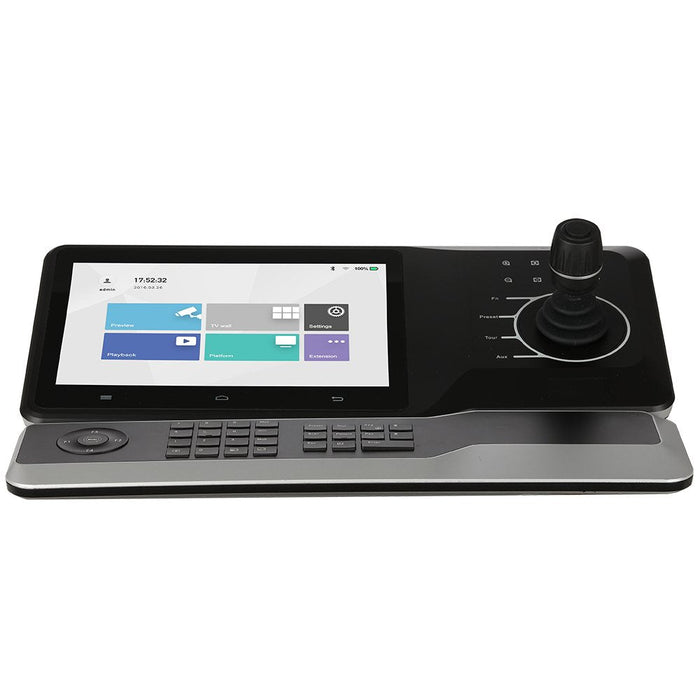 Dahua Nkb5000-F Joystick Con Pantalla Touch 10.1" Ip Wifi Rs485 Usb 4xhdmi Control Ptz Dvr Nvr Nvd 12vdc + Extension Teclado
