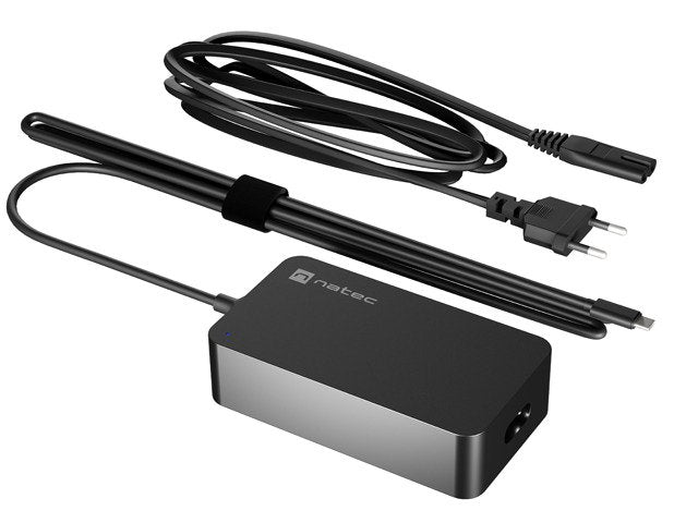 EAN 5901969439007 - NATEC Grayling USB-C 45W adaptador e inversor de corriente Universal Negro imagen 1