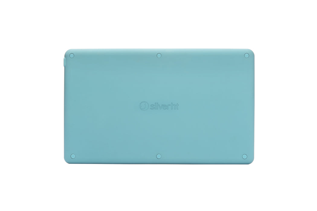 EAN 8420738193669 - SilverHT 111936640199 teclado para móvil Español Bluetooth Azul, Blanco imagen 2