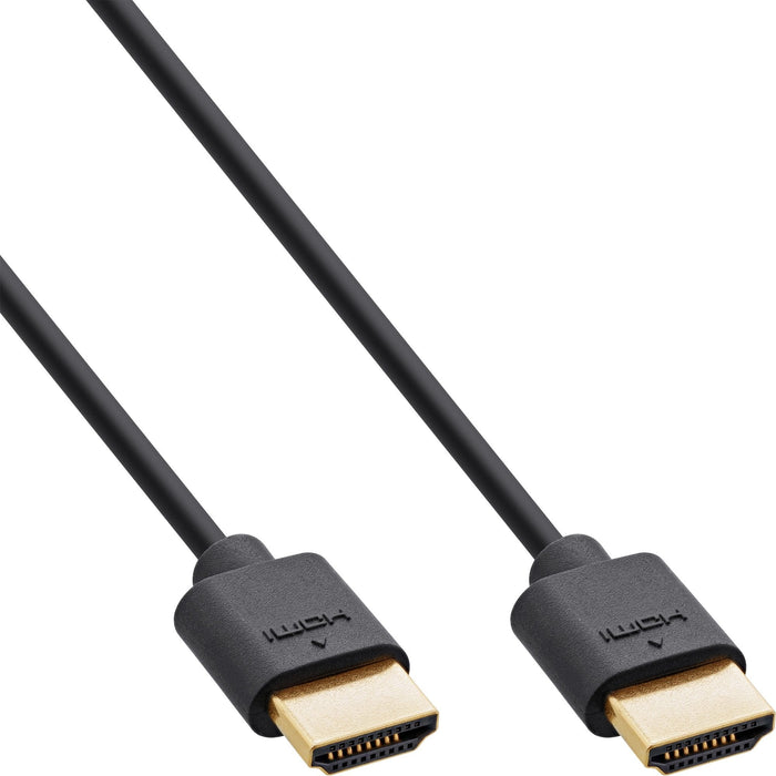 Inline Cable Slim Ultra High Speed Hdmi M/M 8k4k Negro 0,5 M