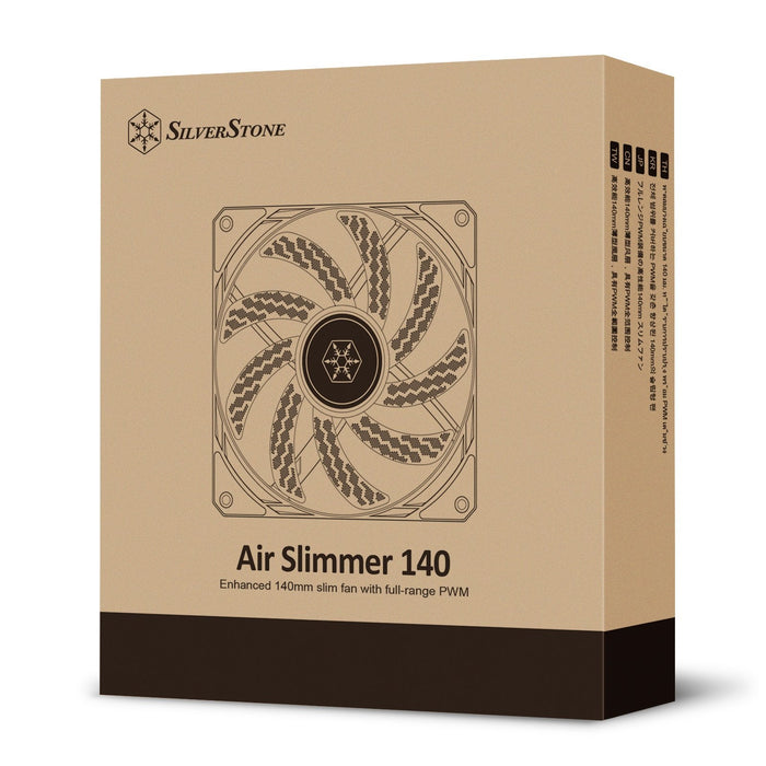 Ventilador Pc Silvermone Sm-As140b Pwm  Negro