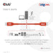 EAN 8719214472627 - CLUB3D CAC-1511 cable USB USB 2.0 USB C Naranja imagen 8