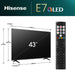 EAN 6942351402345 - Hisense 43E7NQ 109,2 cm (43") 4K Ultra HD Smart TV Wifi Negro imagen 2