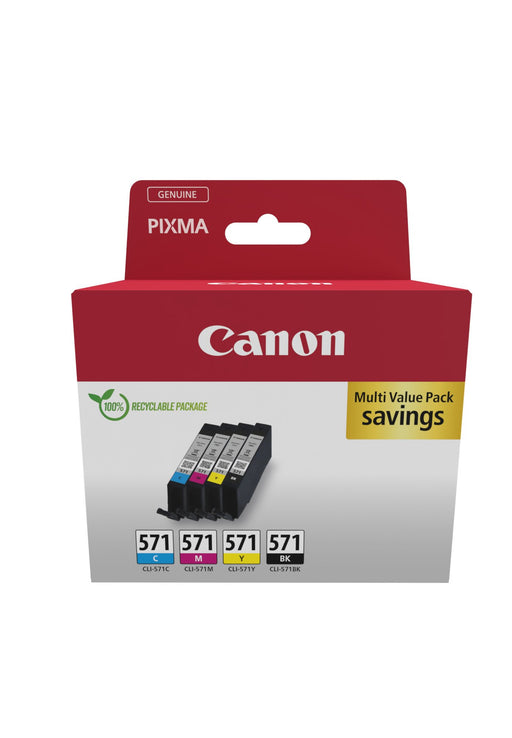 EAN 8714574679181 - Canon 0386C008 cartucho de tinta 4 pieza(s) Original Negro, Cian, Magenta, Amarillo imagen 1
