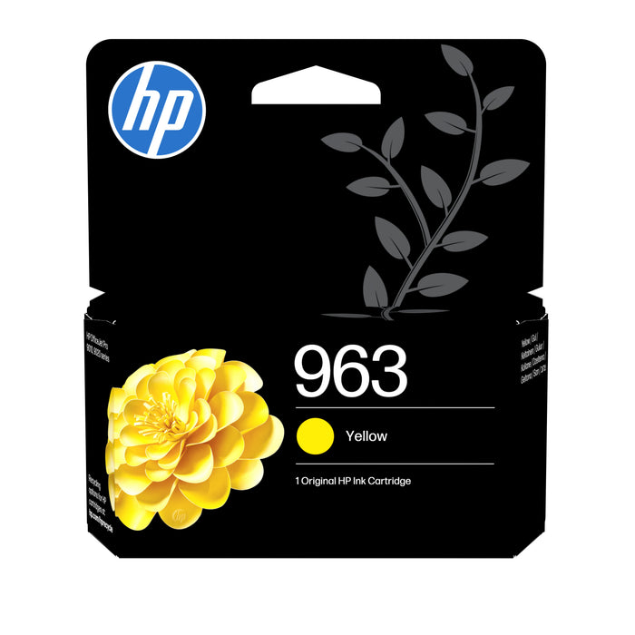 EAN 0192545866422 - HP 963 Yellow Original Ink Cartridge cartucho de tinta 1 pieza(s) Rendimiento estándar imagen 1