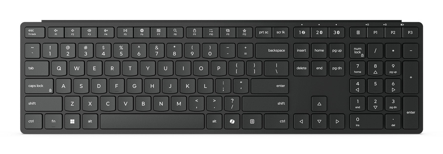 EAN 0195892126218 - Lenovo Wireless Multi-Mode Pro 6000 teclado Hogar / Oficina RF Wireless + Bluetooth QWERTY Inglés de EE.  imagen 1