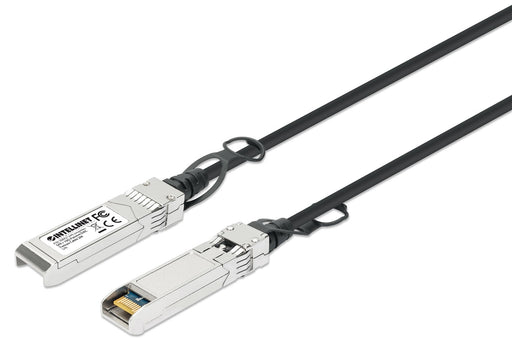 EAN 0766623508421 - Intellinet 508421 Cable de fibra óptica e InfiniBand 2 m SFP+ Negro, Plata imagen 1