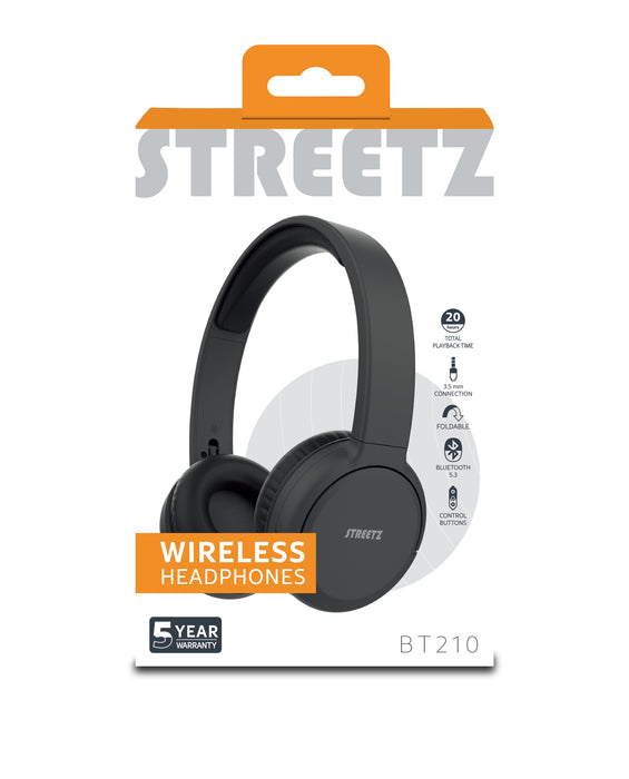EAN 7333048068118 - Streetz BT210-BLK auricular y casco Auriculares Inalámbrico y alámbrico Diadema Llamadas/Música Bluetooth imagen 9