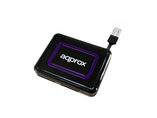 EAN 8435099517054 - Approx appCRDNIB lector de tarjeta USB 2.0 Negro, Púrpura imagen 1
