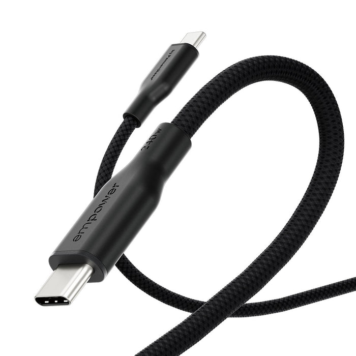 EAN 5715685027673 - PanzerGlass empower™ by ® Racing 240W USB-C to USB-C Cable | USB 2.0 | 2M | Space Black cable USB Negro imagen 6
