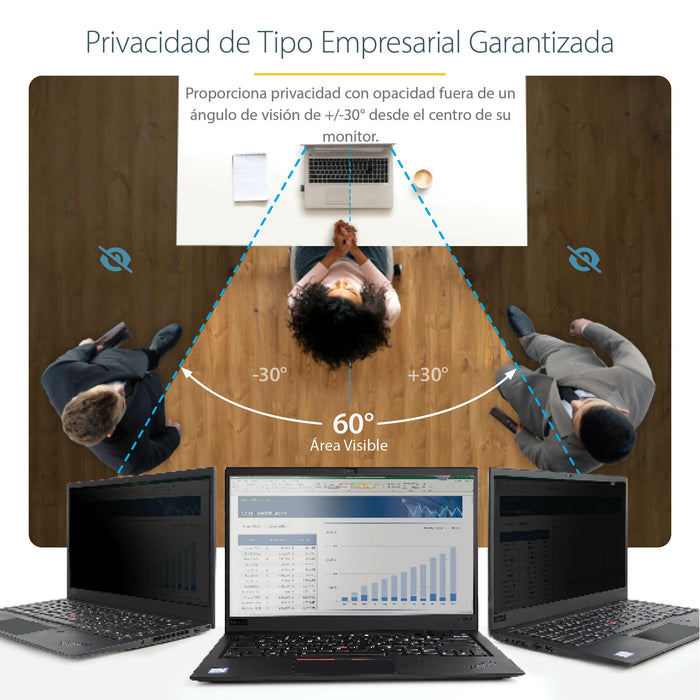 EAN 0065030899253 - StarTech.com 133L-PRIVACY-SCREEN filtro para monitor 33,8 cm (13.3") Filtro de privacidad para pantallas  imagen 9