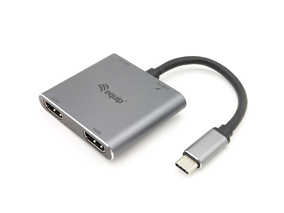 EAN 4015867225684 - Equip 133484 base para portátil y replicador de puertos USB 3.2 Gen 1 (3.1 Gen 1) Type-C Plata imagen 1