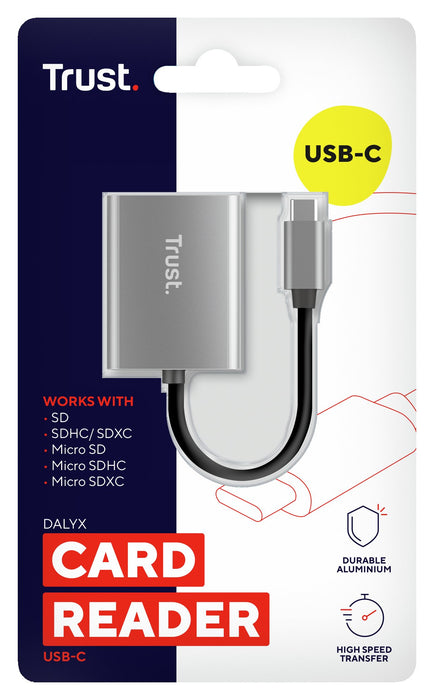 EAN 8713439241365 - Trust 24136 lector de tarjeta USB 3.2 Gen 1 (3.1 Gen 1) Type-C Aluminio imagen 5