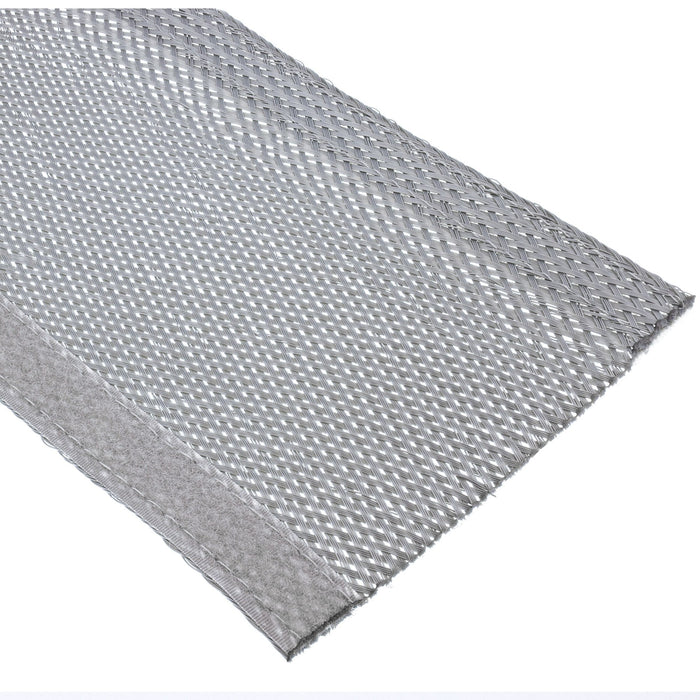 Protector Cable Inline, Manguera De Tela Con Cierre De Velcro, 1 M X 40 Mm De Diámetro, Gris