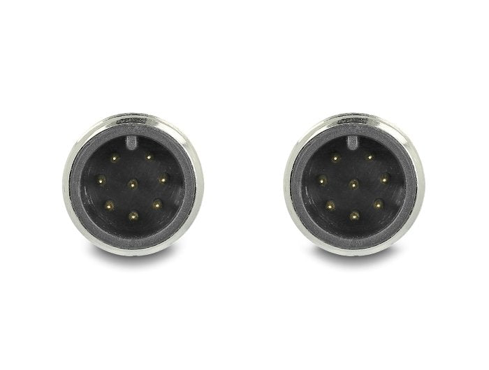 Delock 80807 Cable M12 Codificado A 8 Pin Macho A Macho Pvc 2 M