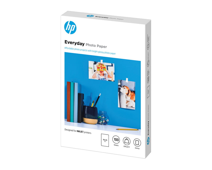 EAN 0886111974887 - HP Everyday Glossy Photo Paper-100 sht/10 x 15 cm Blanco Brillo imagen 6