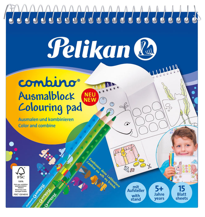 Pelikan 811231 Libro Y Página Para Colorear Juego De Imágenes Para Colorear