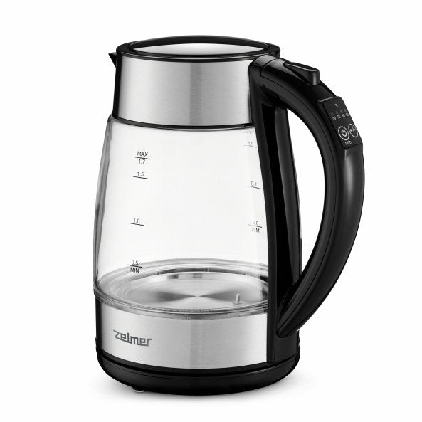 Tetera  Zelmer Zck8026 Eléctrica 1,7 L 2200 W Negro, Transparente