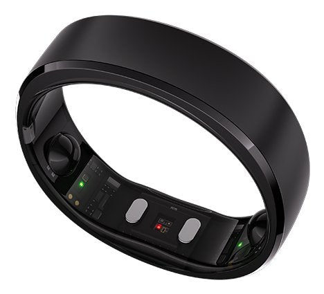 Anillo Inteligente Ringconn Gen2, Negro, Verde, 13 Pulgadas.