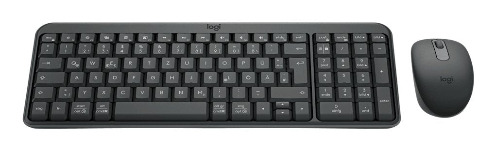 Logitech Mk250 Wireless Keyboard And Mouse Graphite (De)