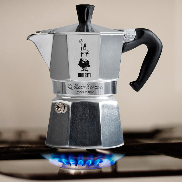 EAN 8006363011624 - Bialetti Moka Express Cafetera italiana 0,2 L Aluminio, Negro imagen 3