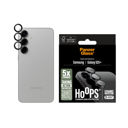 EAN 5715685017094 - PanzerGlass ® Hoops® Ceramic Camera Lens Protector Samsung Galaxy S25+ Protector de pantalla 1 pieza(s) imagen 2