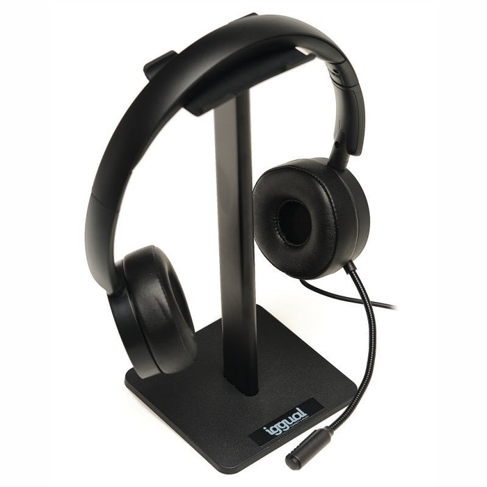 EAN 2511072211389 - iggual IGG317075+IGG318058 auricular y casco Alámbrico Diadema Juego Negro imagen 3