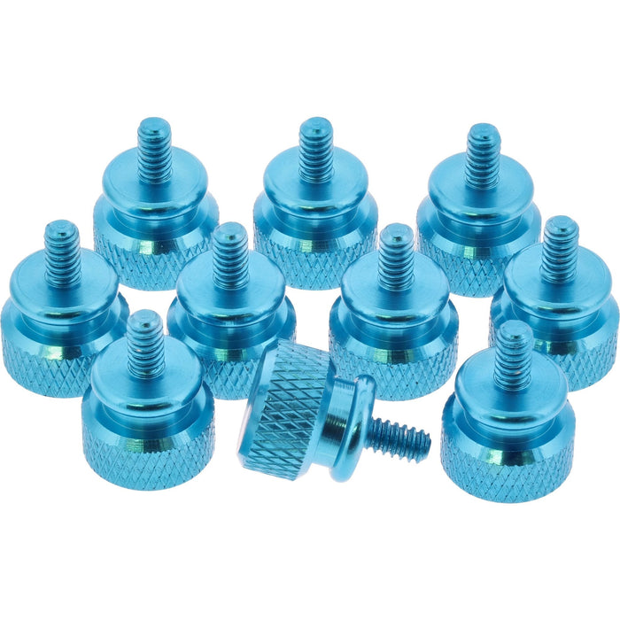 Tornillos De Mariposa Inline Para Cajas, Aluminio, Azul, 10 Uds