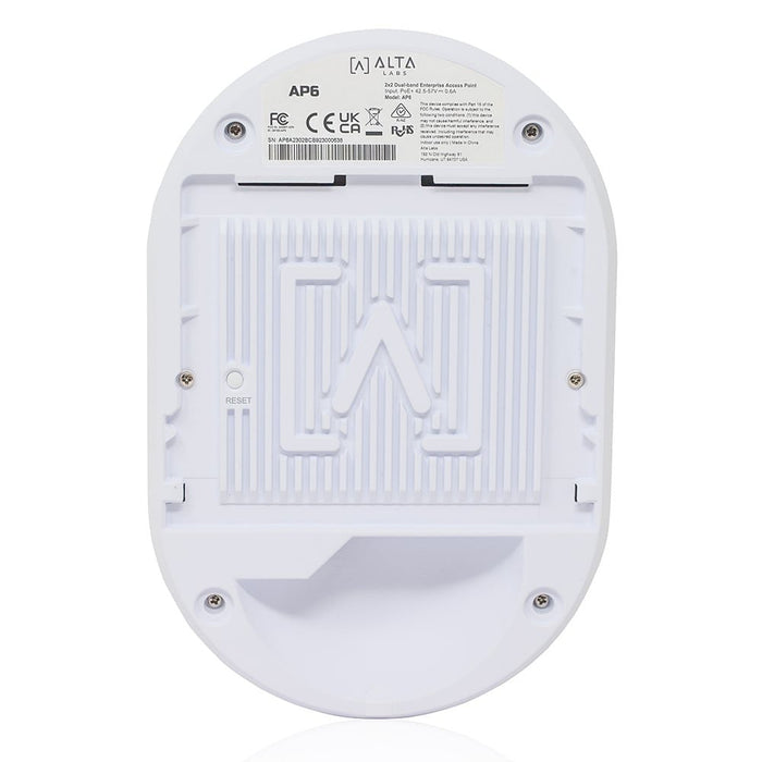 Alta Labs Ap6 Pro Punto De Acceso Inalámbrico 6300 Mbit/S Blanco Energía Sobre Ethernet [Poe]