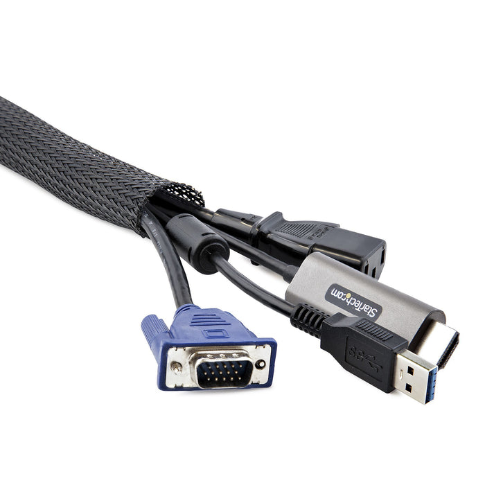 EAN 0065030894524 - StarTech.com WKSTNCMFLX organizador de cables Piso 1 pieza(s) imagen 7