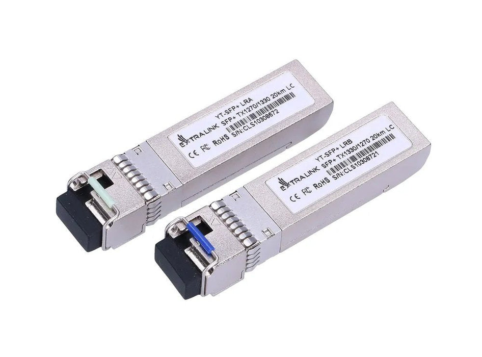 Extralink Yt-Sfp+ Lra/Lrb Sfp+ 1xlc (Single-Mode) 1270/1330nm Bidi 20km - Pair