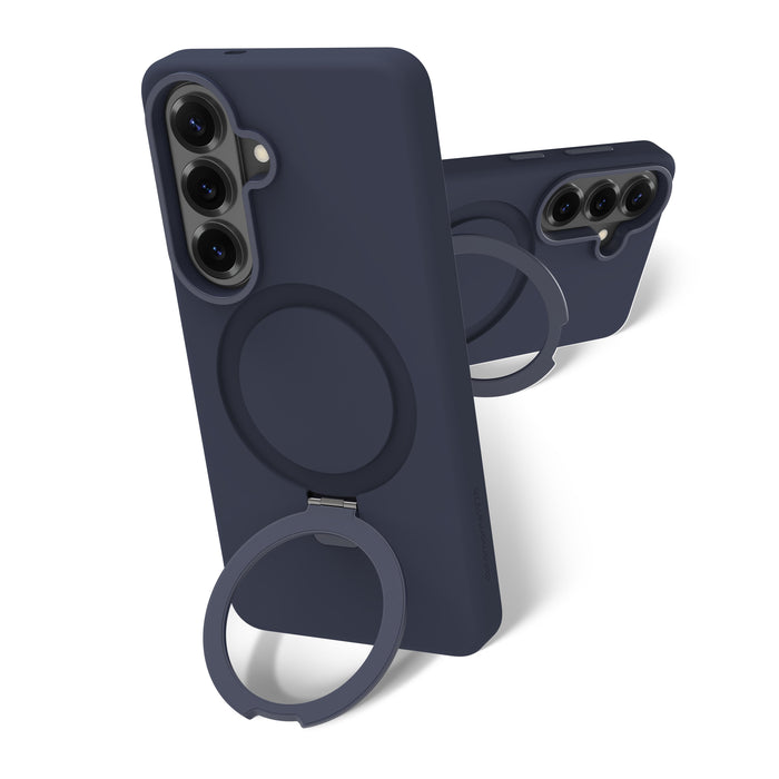 Dbramante1928 Roskilde Carcasa Trasera Para Teléfono Móvil Magnet Kickstand Compatibilidad Con Magsafe Icon Agua Profunda Para Samsung Galaxy S26