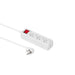 EAN 5704174006220 - Microconnect GRU003W-SWITCH base múltiple 1,5 m 3 salidas AC Interior Blanco imagen 1