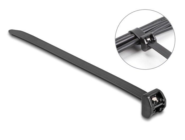 Delock Bridas Metálicas Largas L 457 X B 12,7 Mm 10 Piezas Negro