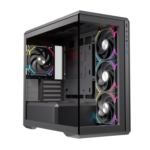 EAN 6977277368963 - Einarex EXCS-ZM-800R-B carcasa de ordenador Midi Tower Negro imagen 1
