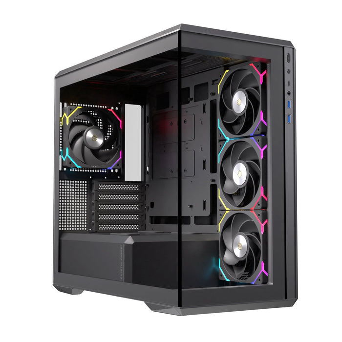 EAN 6977277368963 - Einarex EXCS-ZM-800R-B carcasa de ordenador Midi Tower Negro imagen 1