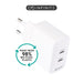 EAN 5715063054543 - eSTUFF ES637035 cargador de dispositivo móvil Smartphone Blanco Corriente alterna Carga rápida Interior imagen 1