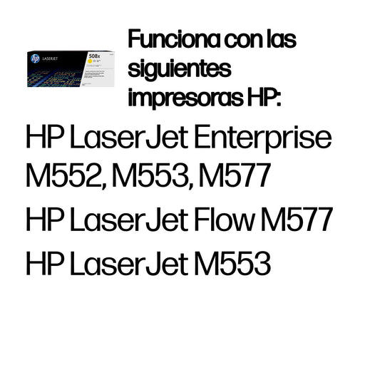 EAN 0888793237625 - HP 508X High Yield Yellow Original LaserJet Toner Cartridge cartucho de tóner 1 pieza(s) imagen 2