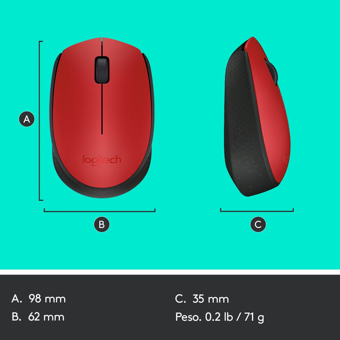 EAN 5099206062870 - Logitech 910-004641 ratón Oficina Ambidextro RF inalámbrico Óptico 1000 DPI imagen 14