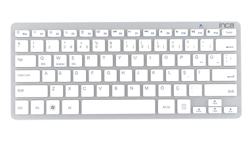 EAN 8681949011825 - Inca IBK-569BT teclado Hogar Bluetooth Metálico, Plata imagen 1