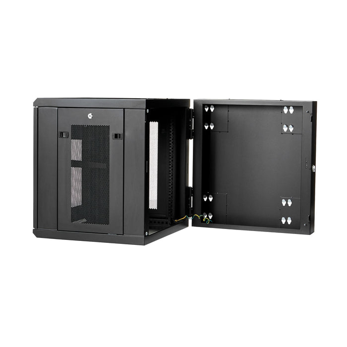 Startech.Com Rk1224walhm Armario Rack 12u Bastidor De Pared Negro