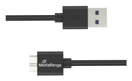 Mediarange Ladecable Usb-A A Micro-B Usb 3.0, 0,5m, Sw
