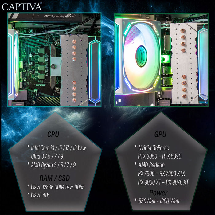 EAN 4046373986080 - CAPTIVA 98608 PCs/estación de trabajo AMD Ryzen™ 7 5700X 32 GB DDR4-SDRAM 1 TB SSD NVIDIA GeForce RTX 506 imagen 6