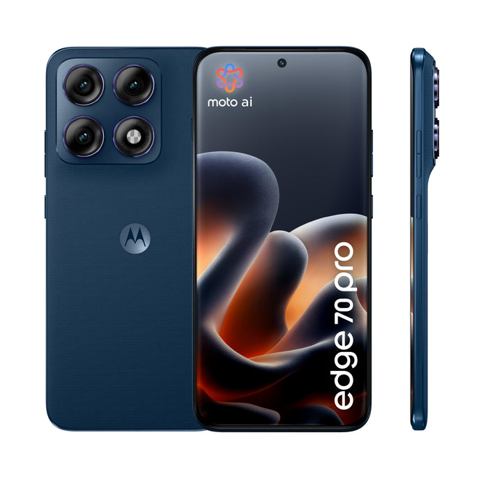 EAN 0840493616353 - Motorola edge 70 pro 17,2 cm (6.78") SIM doble Android 16.0 5G USB Tipo C 8 GB 256 GB 6500 mAh Azul oscur imagen 2