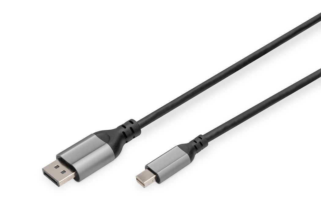 EAN 4016032484226 - Digitus DB-340106-020-S cable DisplayPort 2 m Mini DisplayPort Negro imagen 1