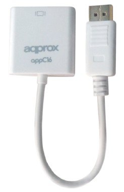 EAN 8435099518457 - Approx appC16 DisplayPort HDMI tipo A (Estándar) Blanco imagen 1