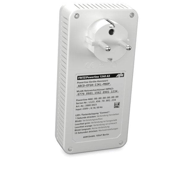 EAN 4023125030383 - Powerline 1240 AX WLAN Set 1200 Mbit/s Ethernet Wifi Blanco 2 pieza(s) imagen 9